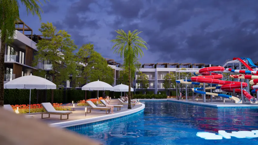 206 Second floor Building 6 main pool + 74 m2 special roof